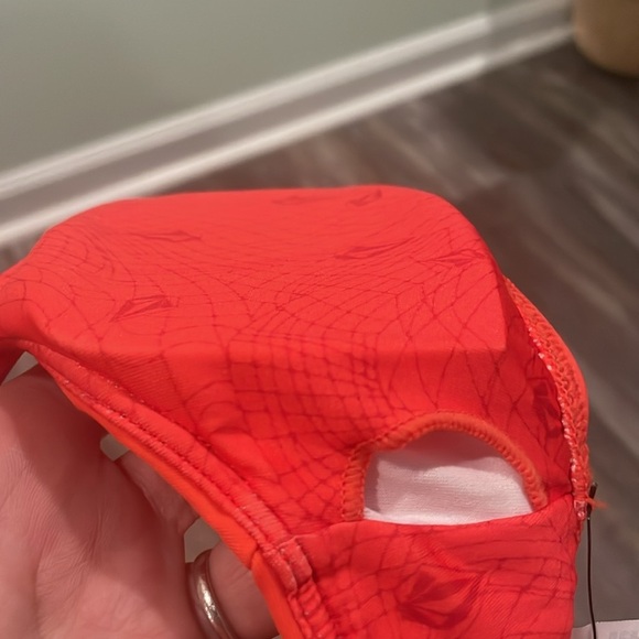 NEW Volcom Simply Solid Orange Cheekini Bikini Set size XS - Picture 8 of 11